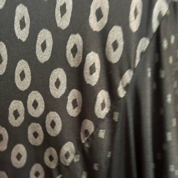 Johnny Was Black Silk Dress, size small - Picture 2 of 3